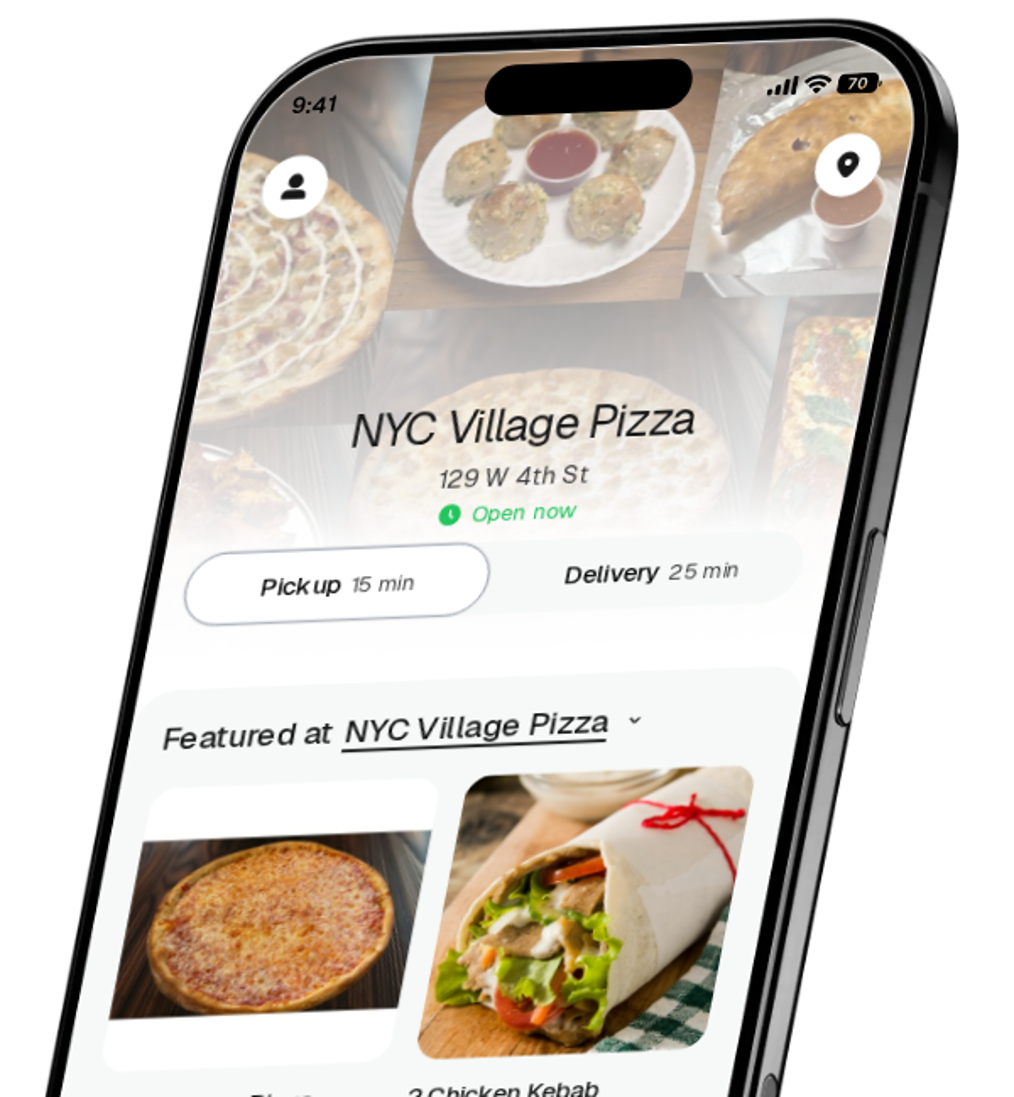 NYC Village Pizza app preview