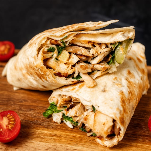 Chicken Caesar Wrap.