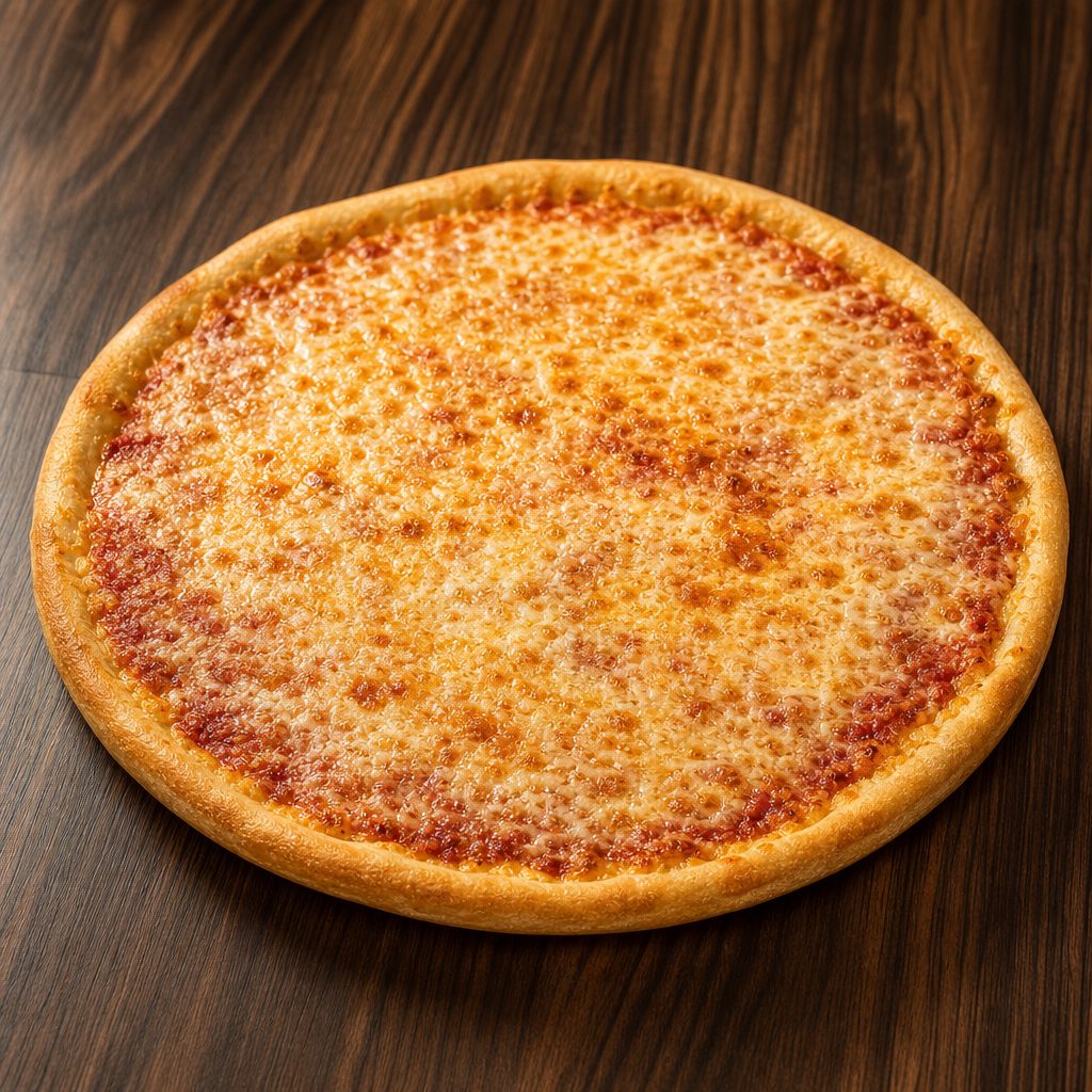 Plain Cheese Pizza.