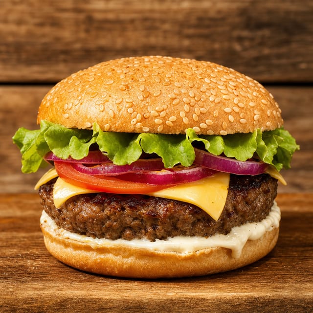 Cheeseburger with Fries.